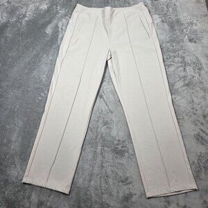 Athleta Pants Womens 14 Beige Headlands Hybrid HIking Casual Ankle Trousers